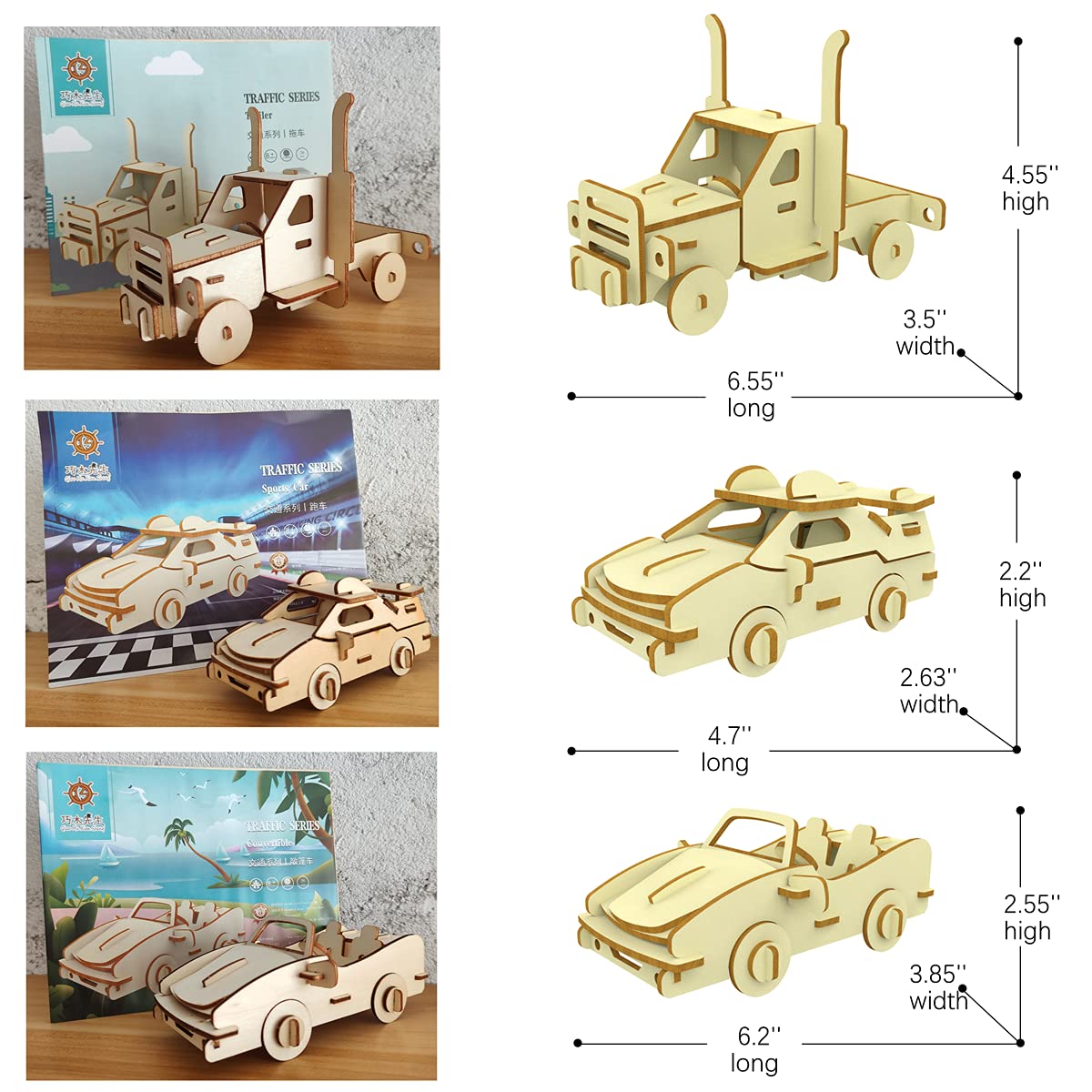 i-chony 3D car puzzle model completion for a satisfying finished project.