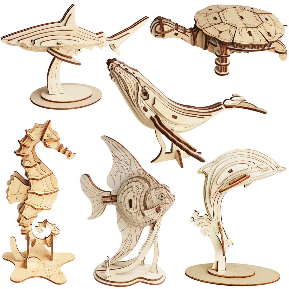 i-CHONY 3D dolphin puzzle demonstrating hands-on learning and creativity