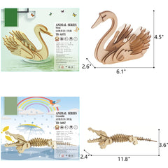 i-CHONY 3D crocodile puzzle offers tactile assembly and problem solving