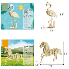 i-CHONY 3D squirrel puzzle boosts spatial thinking during assembly