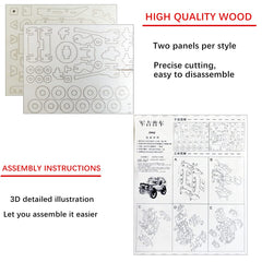 i-chony puzzle instruction card scene showing clear, easy-to-follow steps.
