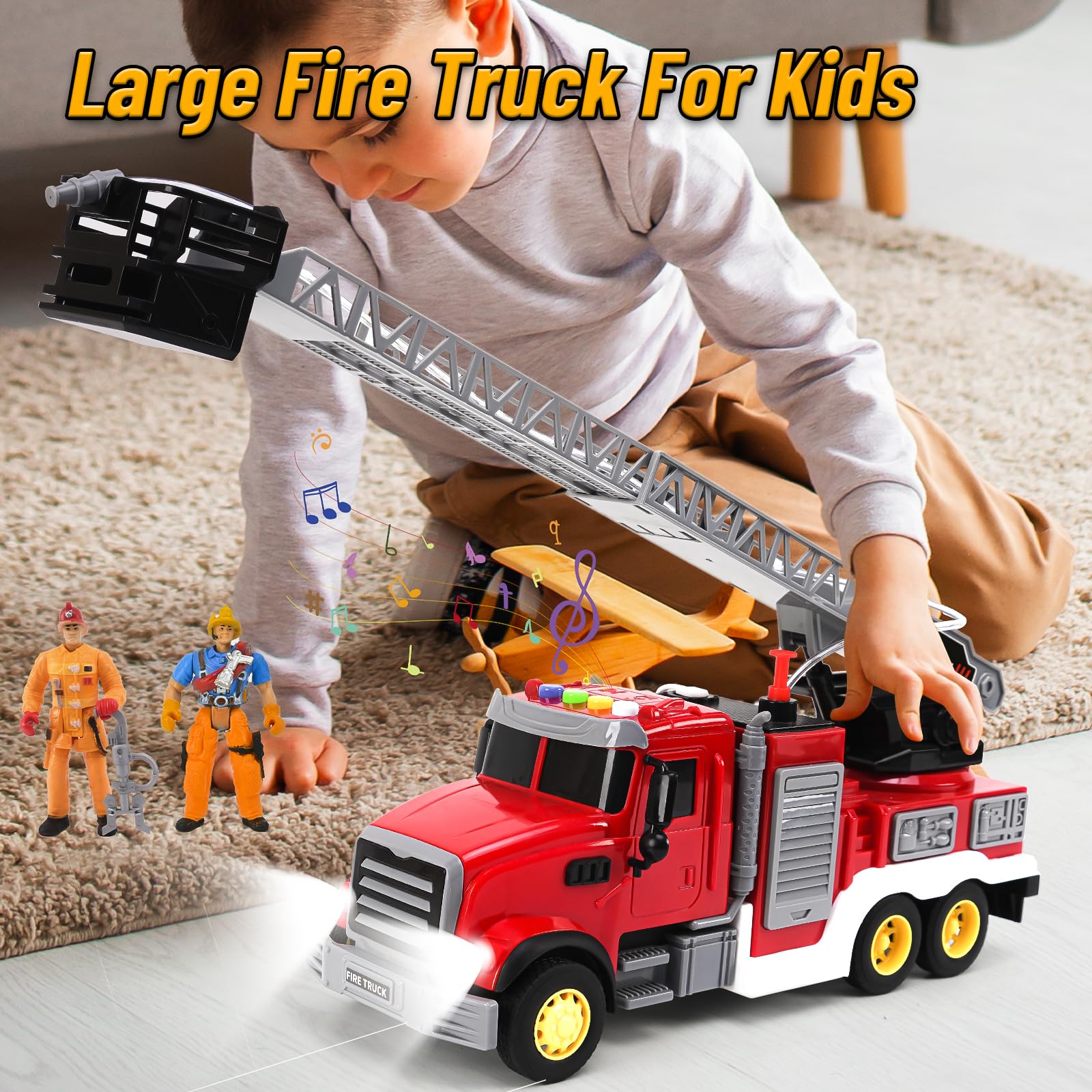 i diy fire truck toy makes a great gift for toddlers