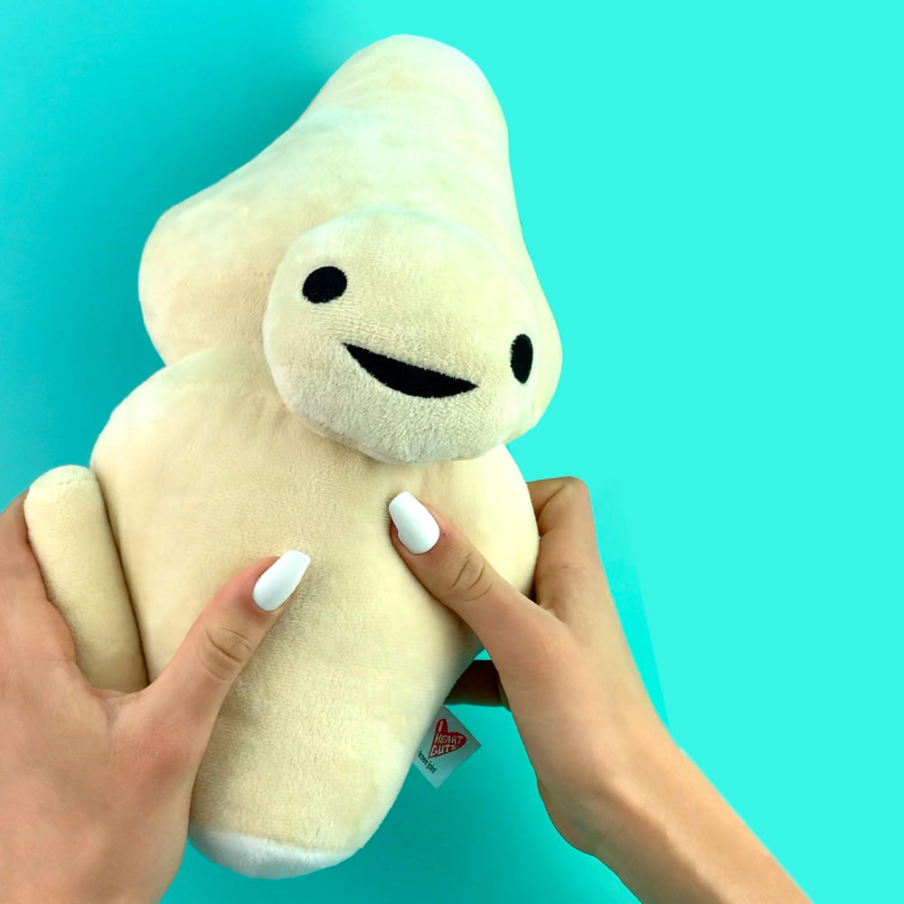 I Heart Guts knee joint toy bone, durable and squeezable for learning