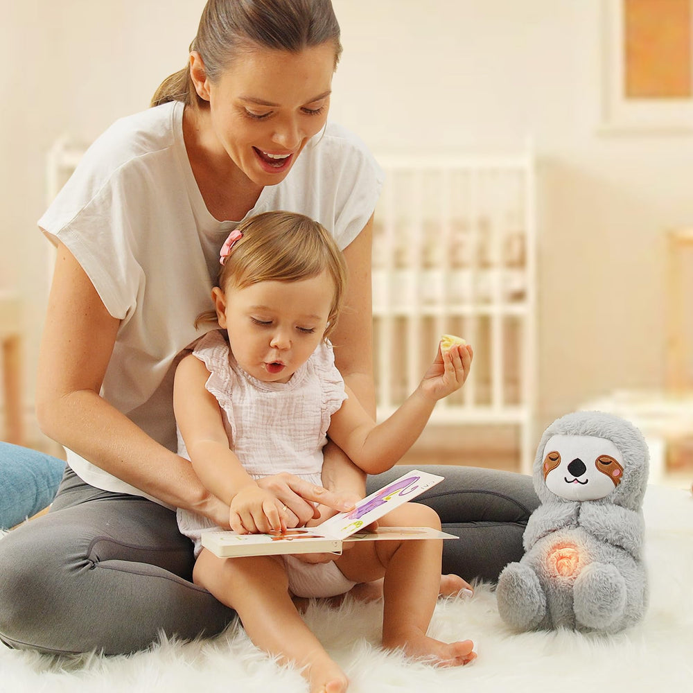 Ianul machine washable sloth is easy to clean and reuse.