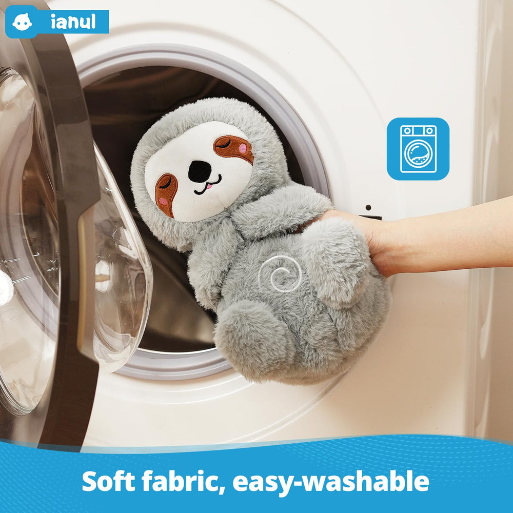 Ianul soft touch sloth invites cuddling with premium fabric.