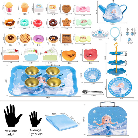 iaovueby tea party set cake stand adds dessert-time realism