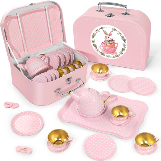 iaovueby tea party set teapot enhances imaginative play for little girls