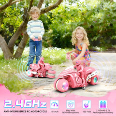iappadore RC motorcycle anti-slip tires for durable play