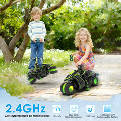 iappadore RC bike with 2-4GHz connection for interference-free racing