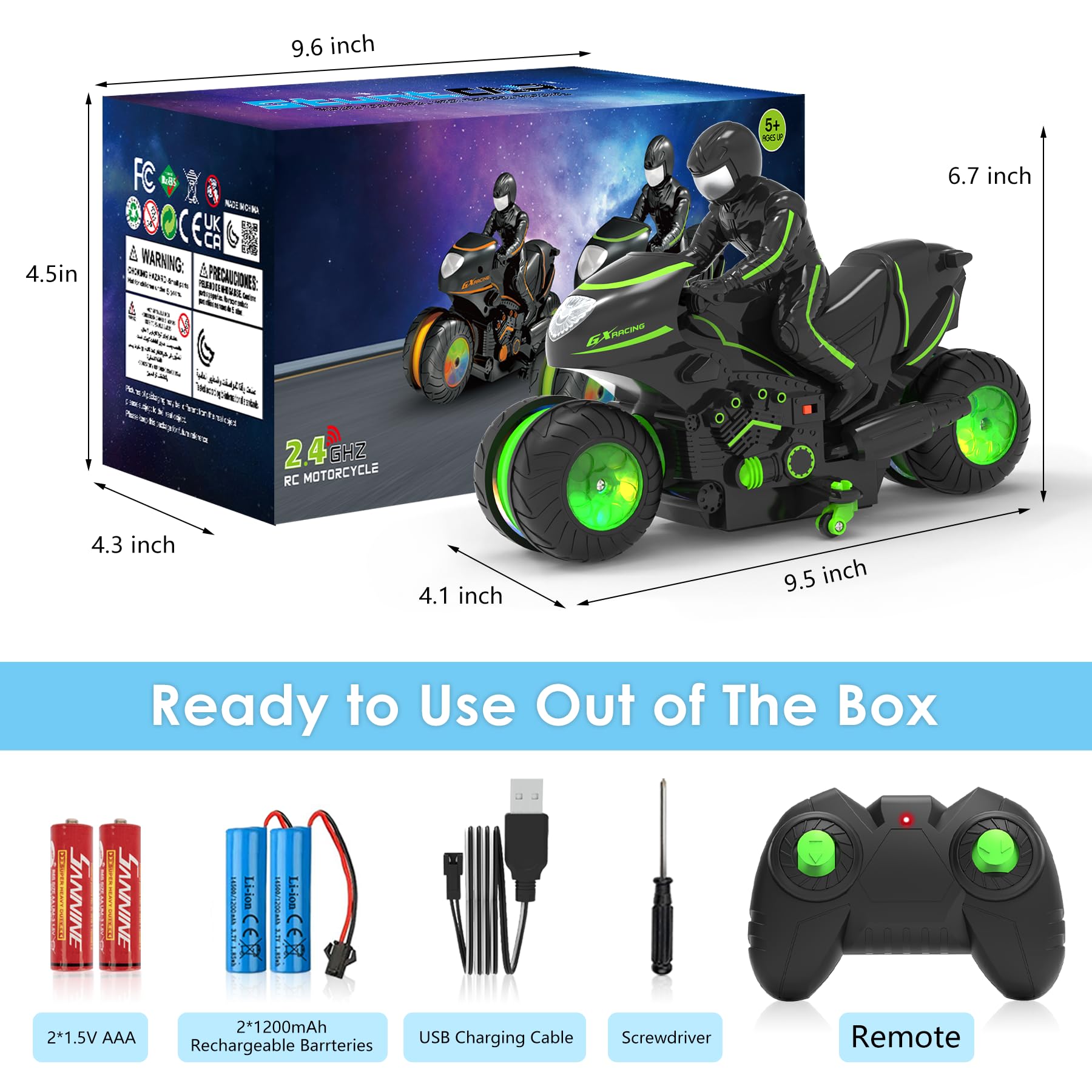 iappadore 2.4GHz interference-free control lets friends race together up to 100 feet