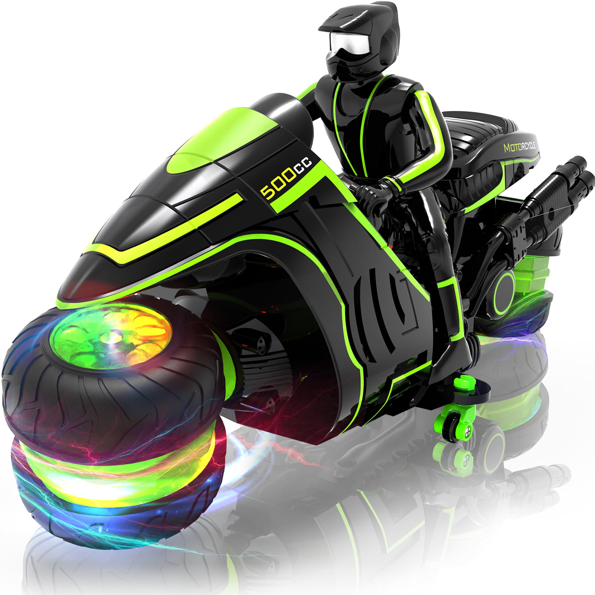 iappadore remote control motorcycle showing sideways glide for bold stunts