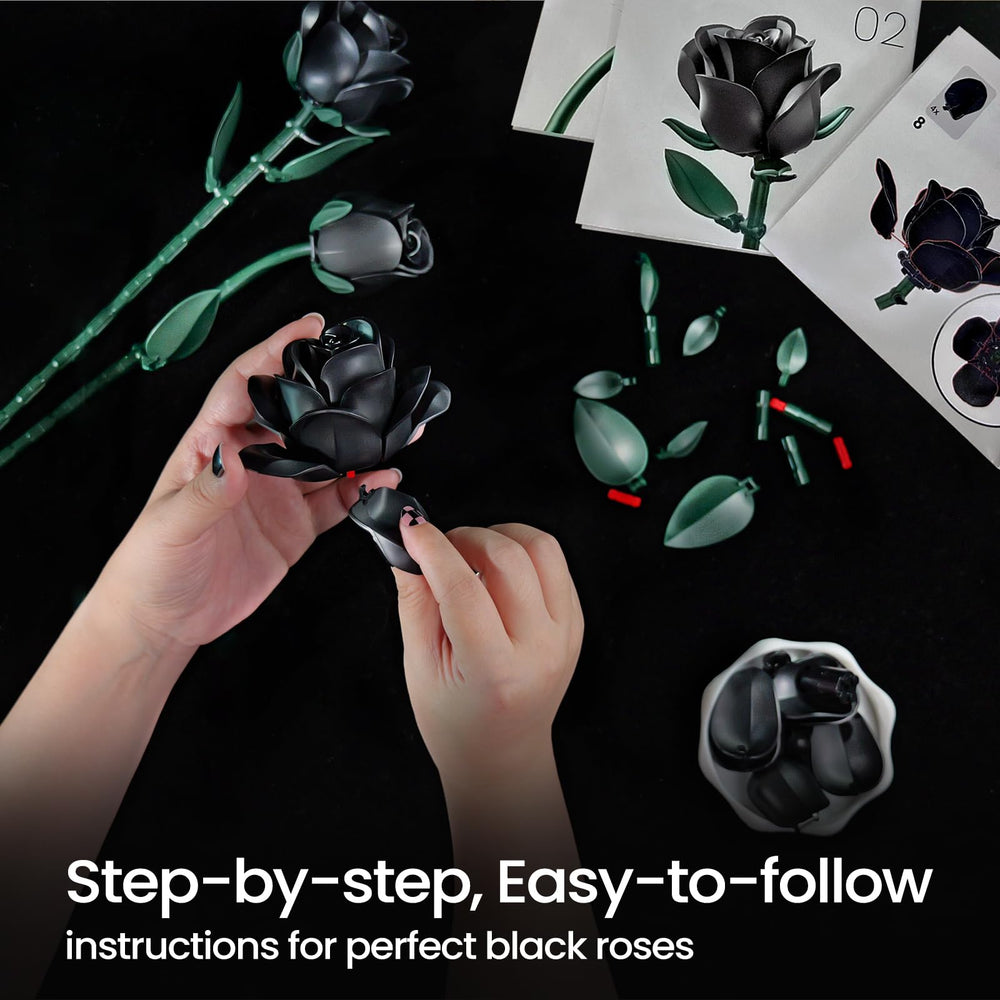 iATOM Black Roses gift pack perfect for special occasions