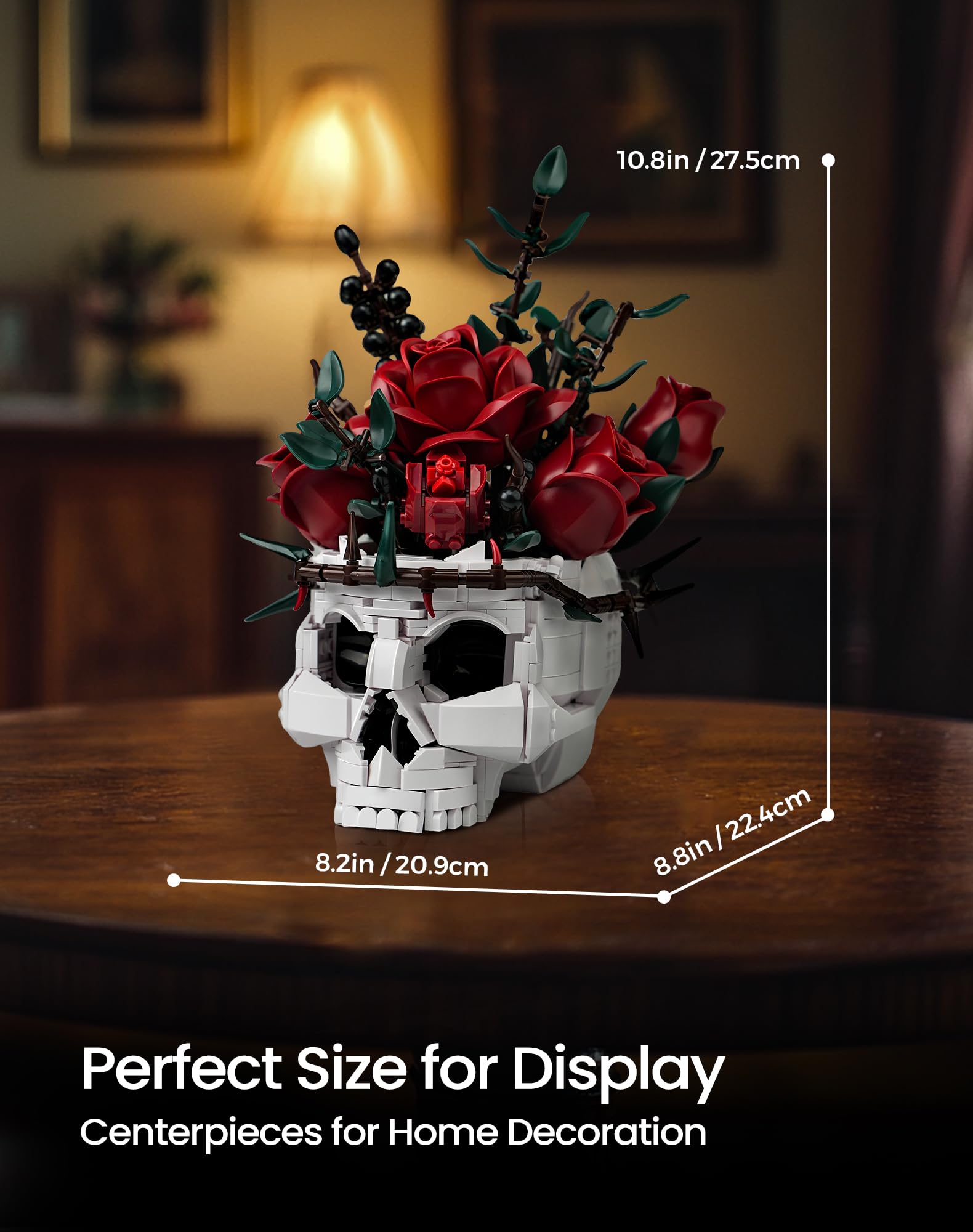 iATOM Dark botanical diorama for table or shelf display