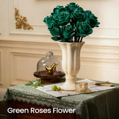 iATOM Green Rose Bouquet gift packaging ready for gifting