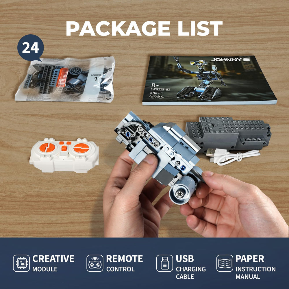 iATOM Johnny 5 packaging box photo highlighting sturdy packaging and ready-to-gift presentation