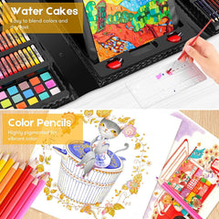 iBayam portable art case keeps supplies organized at home or on the go.