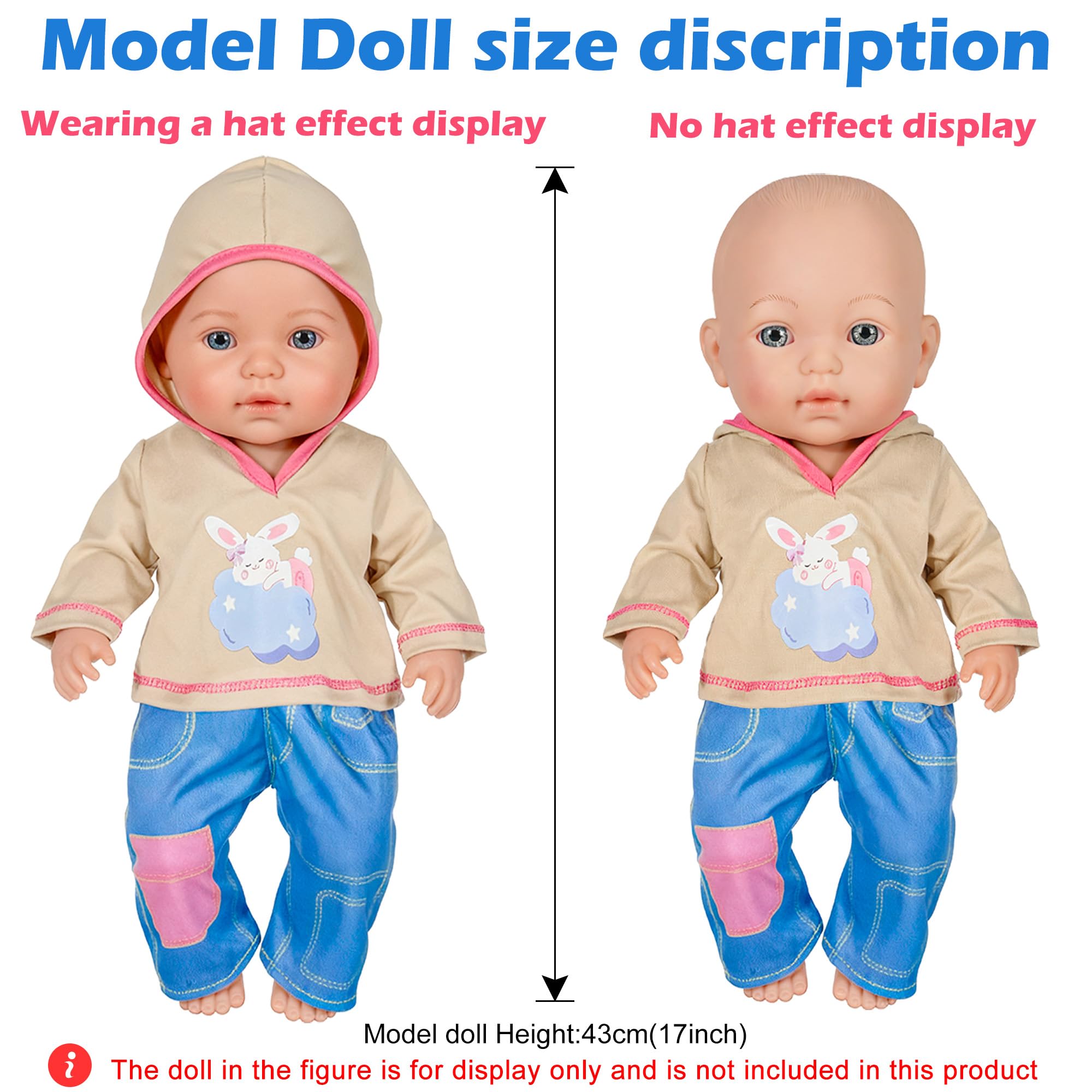 Handmade-style outfits enhance imaginative play for iBayda dolls.
