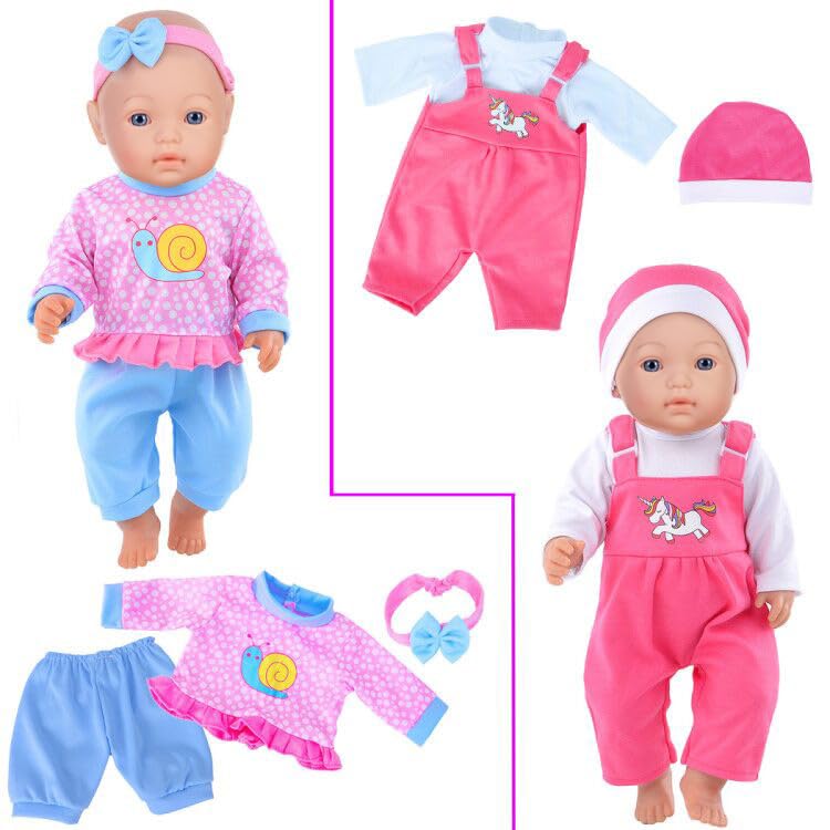 iBayda handmade soft fabric doll clothes with gentle texture for kids