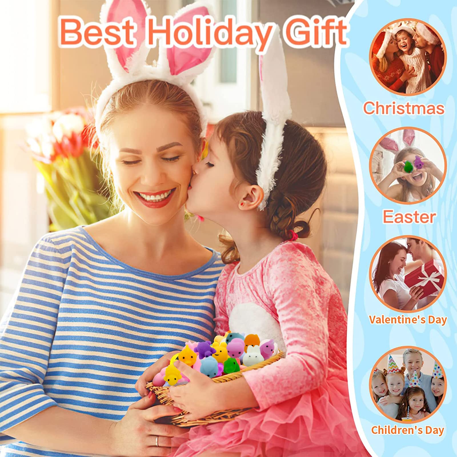IBetit birthday gift goodie bags include assorted squishies for fun.