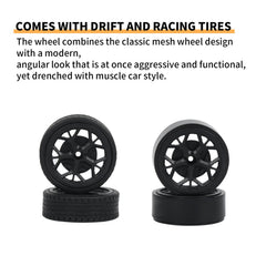 iBlivers RC Drift Police Car 2.4GHz controller offers responsive handling