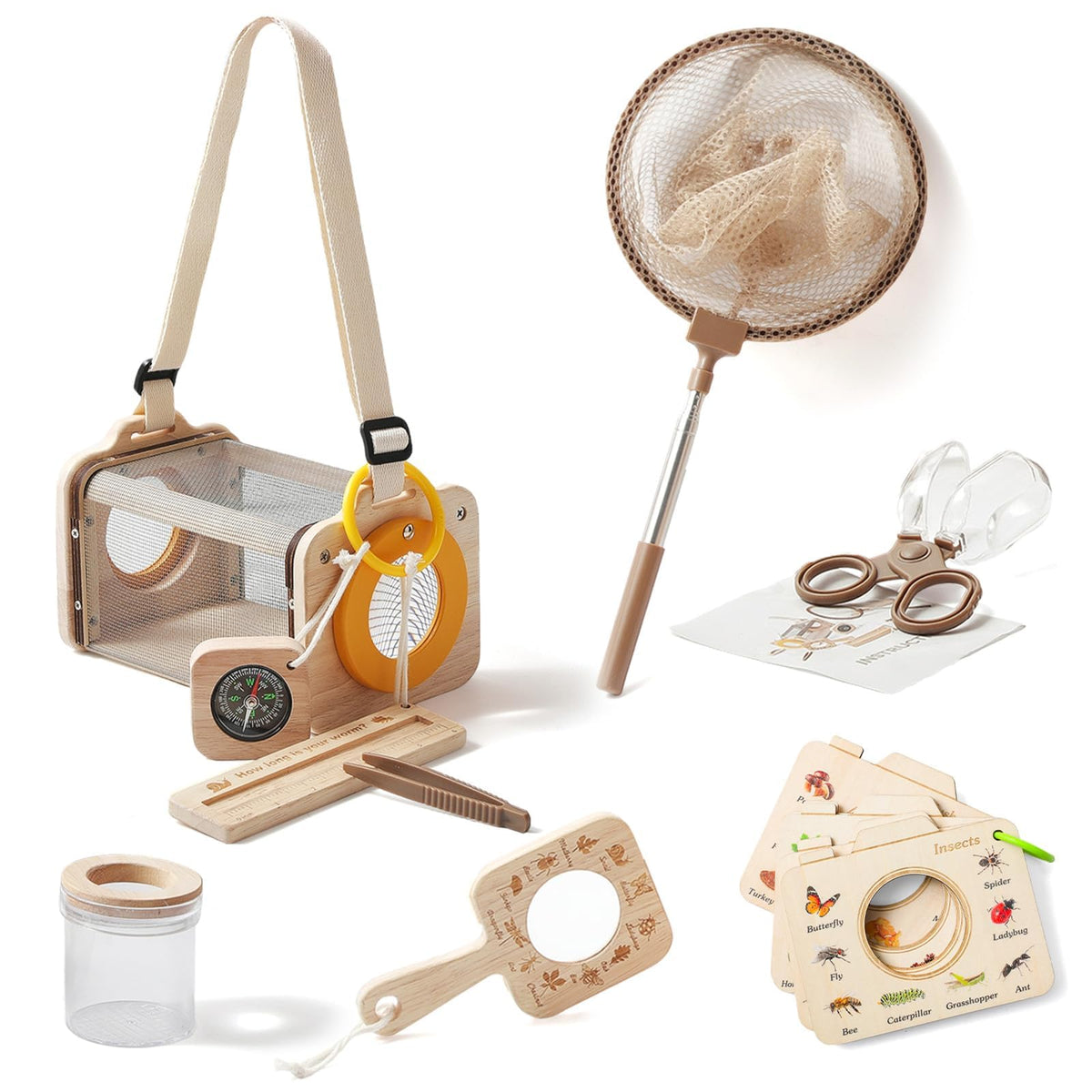 ibwaae Bug Catcher Kit packaging, ready for outdoor exploration and easy portability.