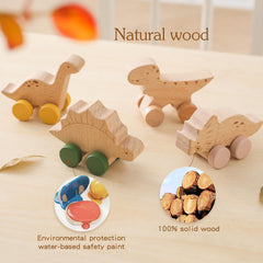 Ibwaae baby-first car Montessori toy helps grasping and rolling.