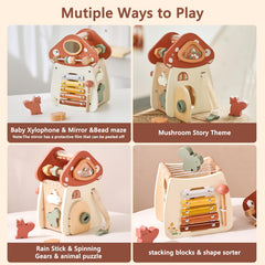 ibwaae shape sorter encouraging color and shape matching