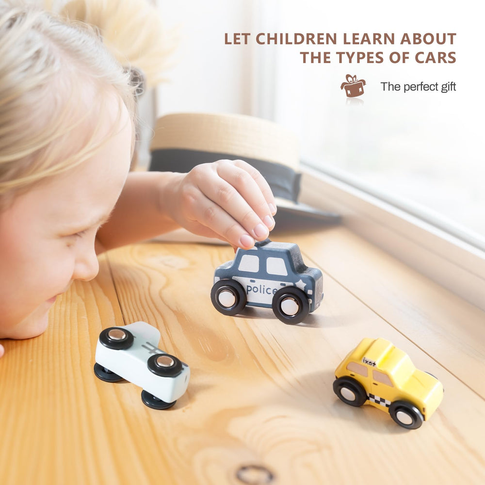 ibwaae wooden cars close-up wood texture: natural wood finish adds sensory richness and durability.