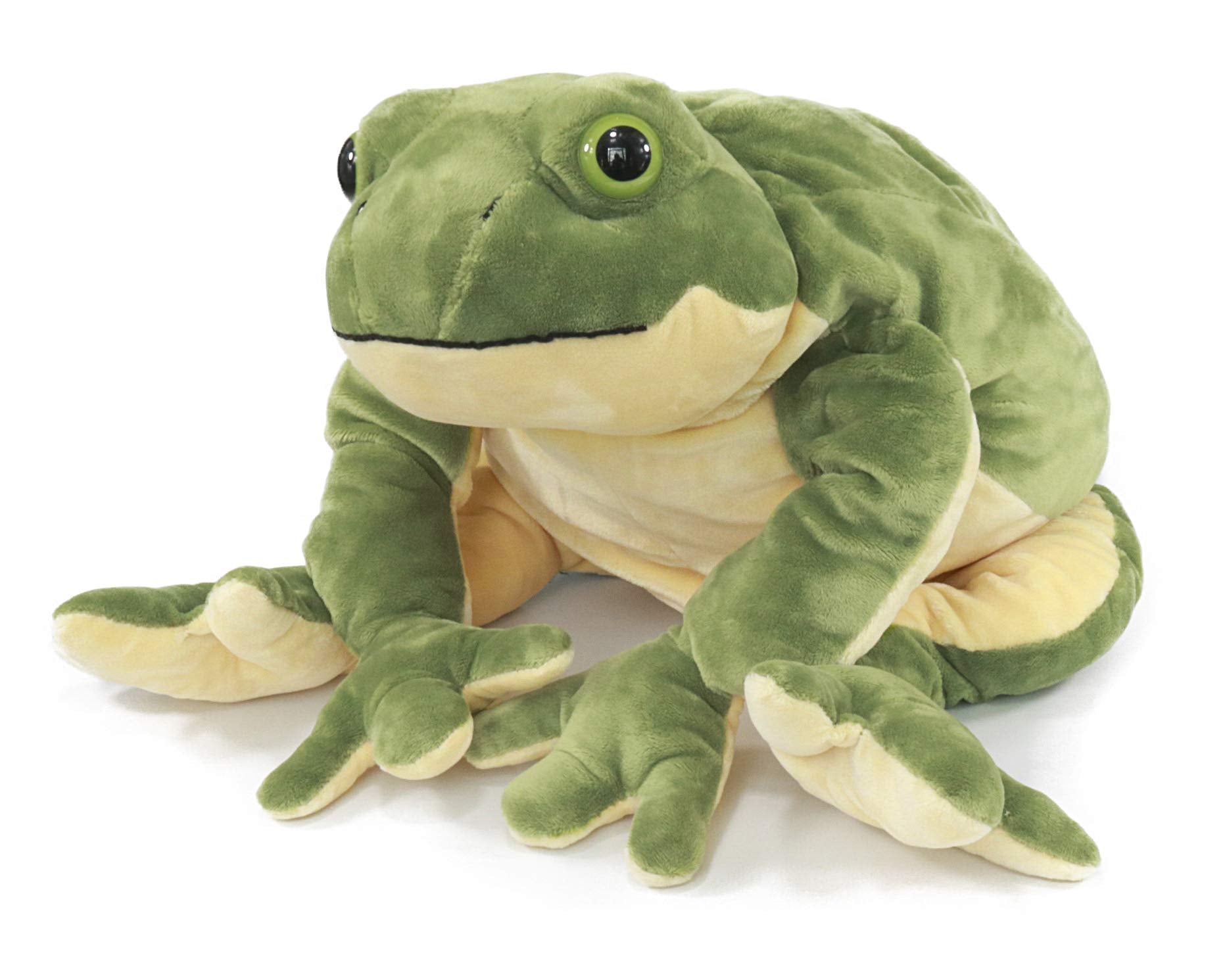 Ice King Bear large frog plush posed for storytime adventures and pretend play.