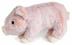 Ice King Bear pig plush in a gentle pose shows ears and tail.