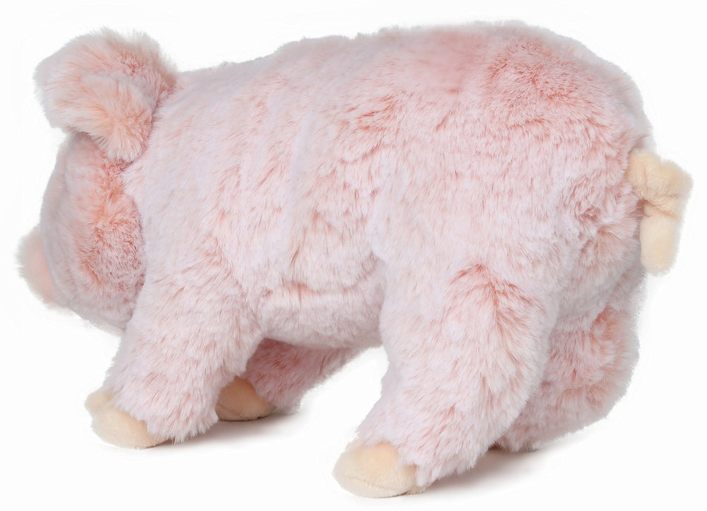 Ice King Bear piglet plush demonstrates an 11-inch compact size.