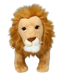 Ice King Bear lion plush side view, cuddly and detailed