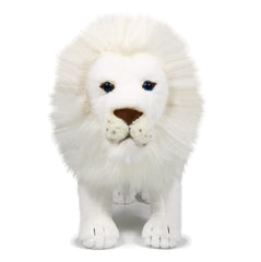 Ice King Bear white lion blue eyes close-up with friendly gaze