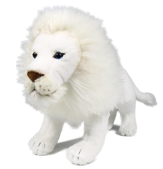 Ice King Bear white lion stuffed animal full-length plush for kids