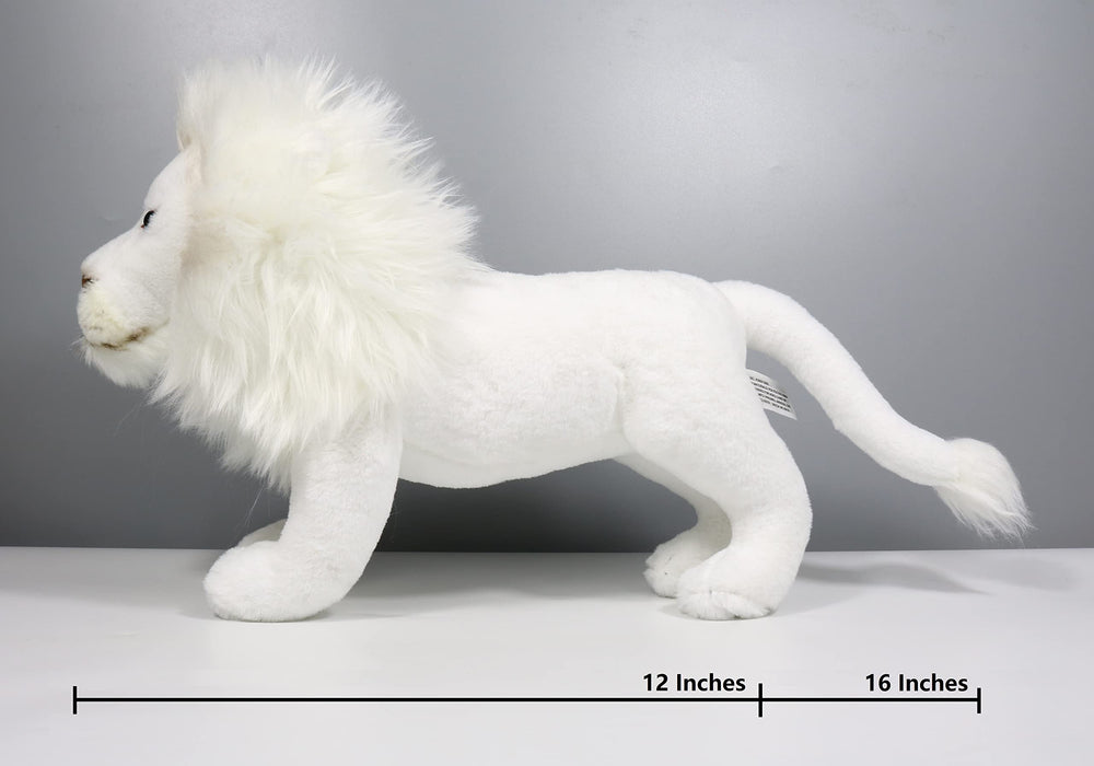 Ice King Bear white lion plush fabric close-up highlights quality