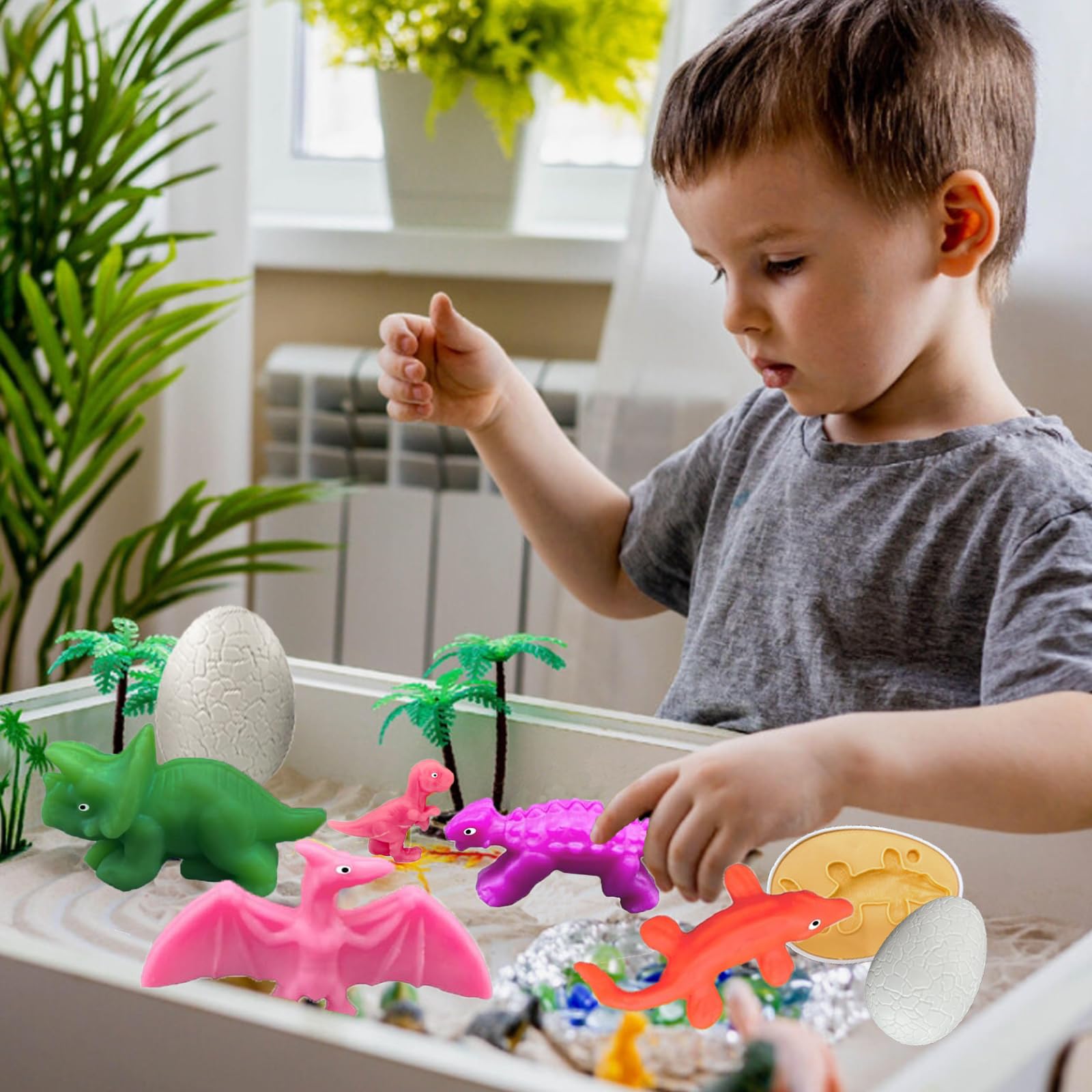 Iceacrin dinosaur world map included; guides imaginative play and exploration.