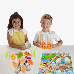 Iceacrin playdough colors pack; vivid hues encourage color recognition during crafts.