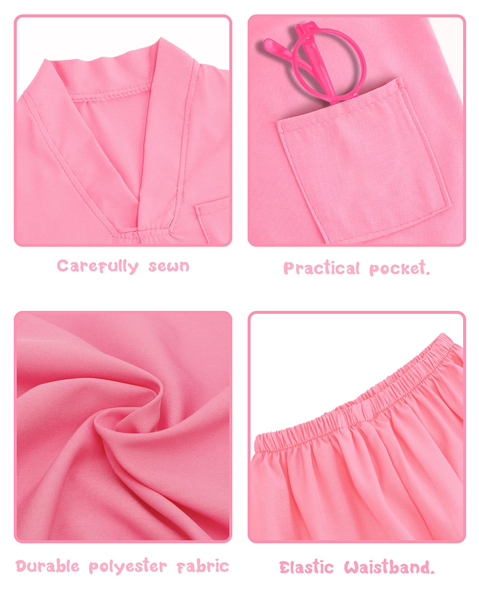 ICECUTE scrubs cap adds authentic look to pretend play.
