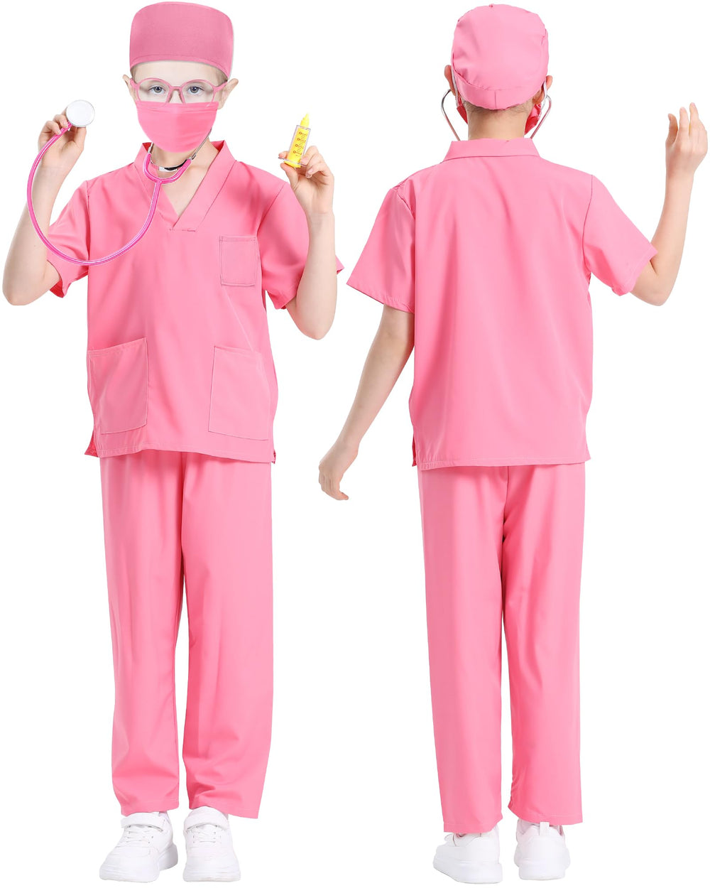 ICECUTE scrubs trousers with elastic waist for easy dressing during play.