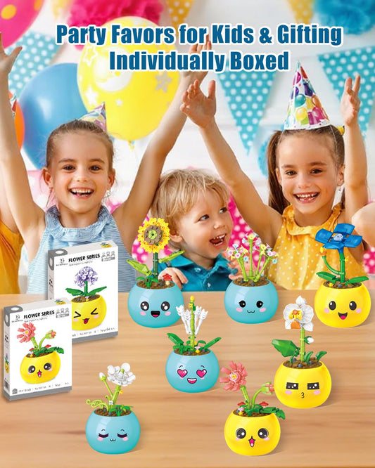 ICEKO KN mini succulent flowers blocks fuel hands-on STEM learning and creative expression.