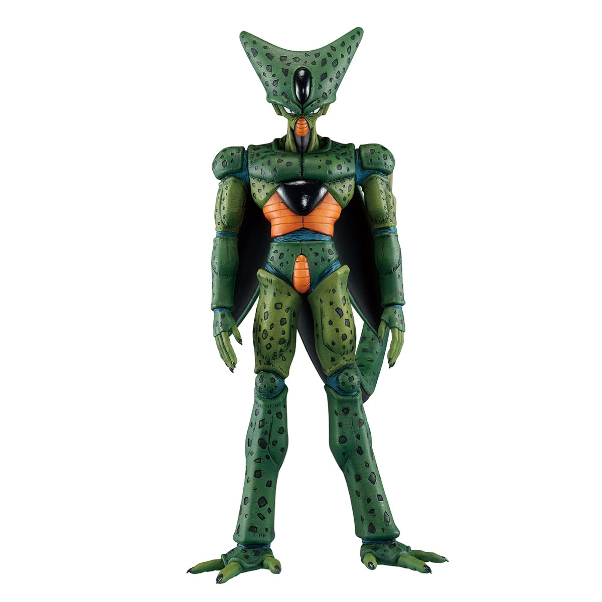 Ichibansho Figure Dragon Ball Z Cell 1st Form Omnibus Ultra pose enhances premium display.
