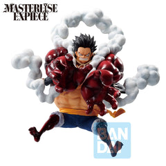 Ichibansho Monkey D. Luffy Gear 4 pose captures dynamic energy for shelves.