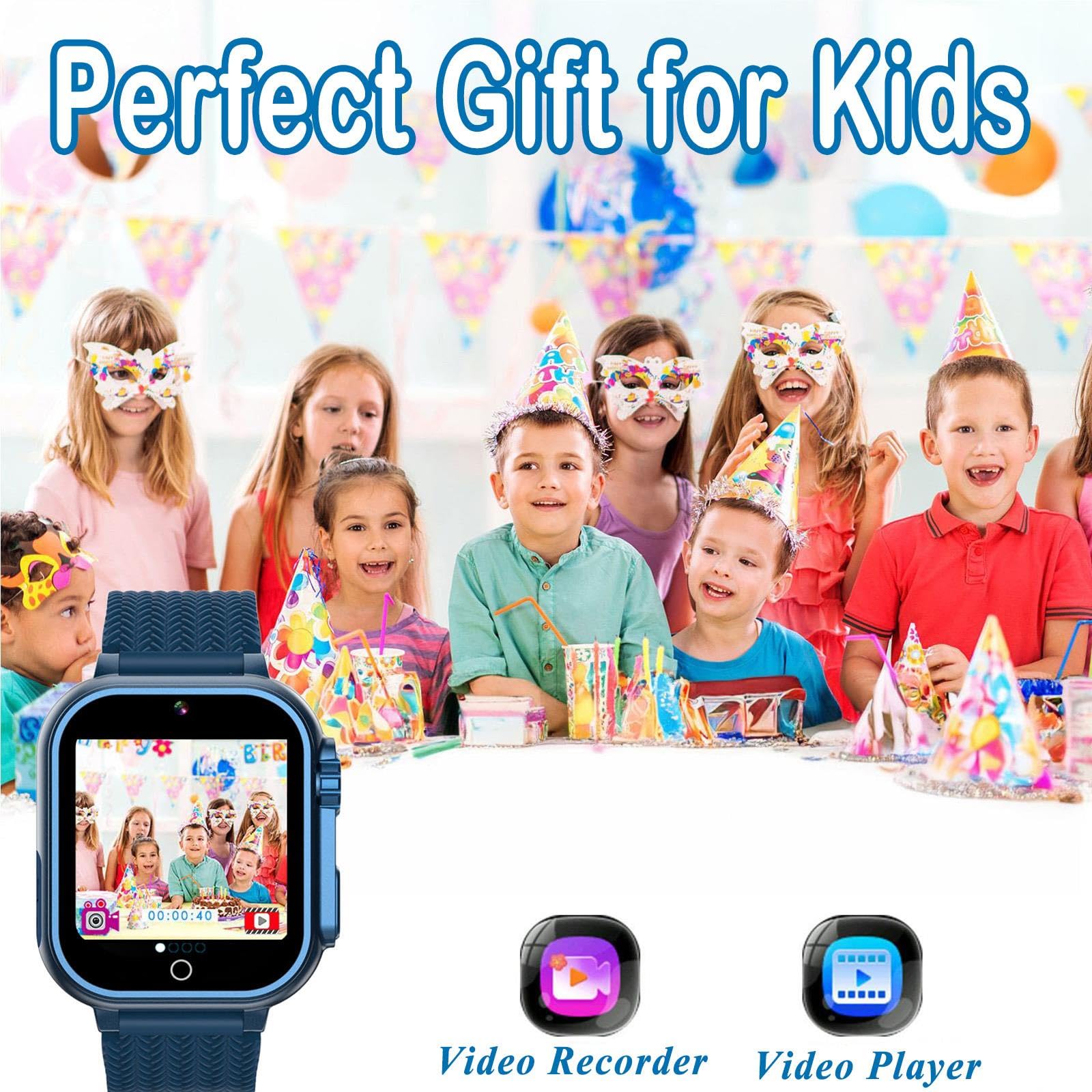 iCHOMKE Kids Smart Watch blue music and video player