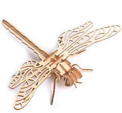 i-CHONY 3D insect puzzle butterfly invites creativity during DIY assembly.