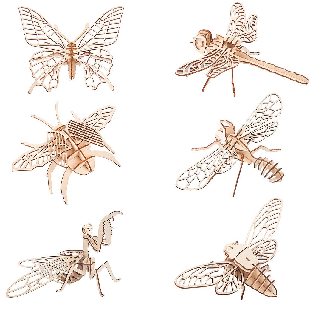 i-CHONY 3D insect puzzle mantis assembly for tactile learning and hands-on fun.