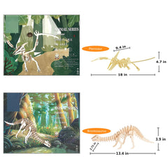 i-CHONY Diplodocus skeleton puzzle supports imaginative play and problem-solving