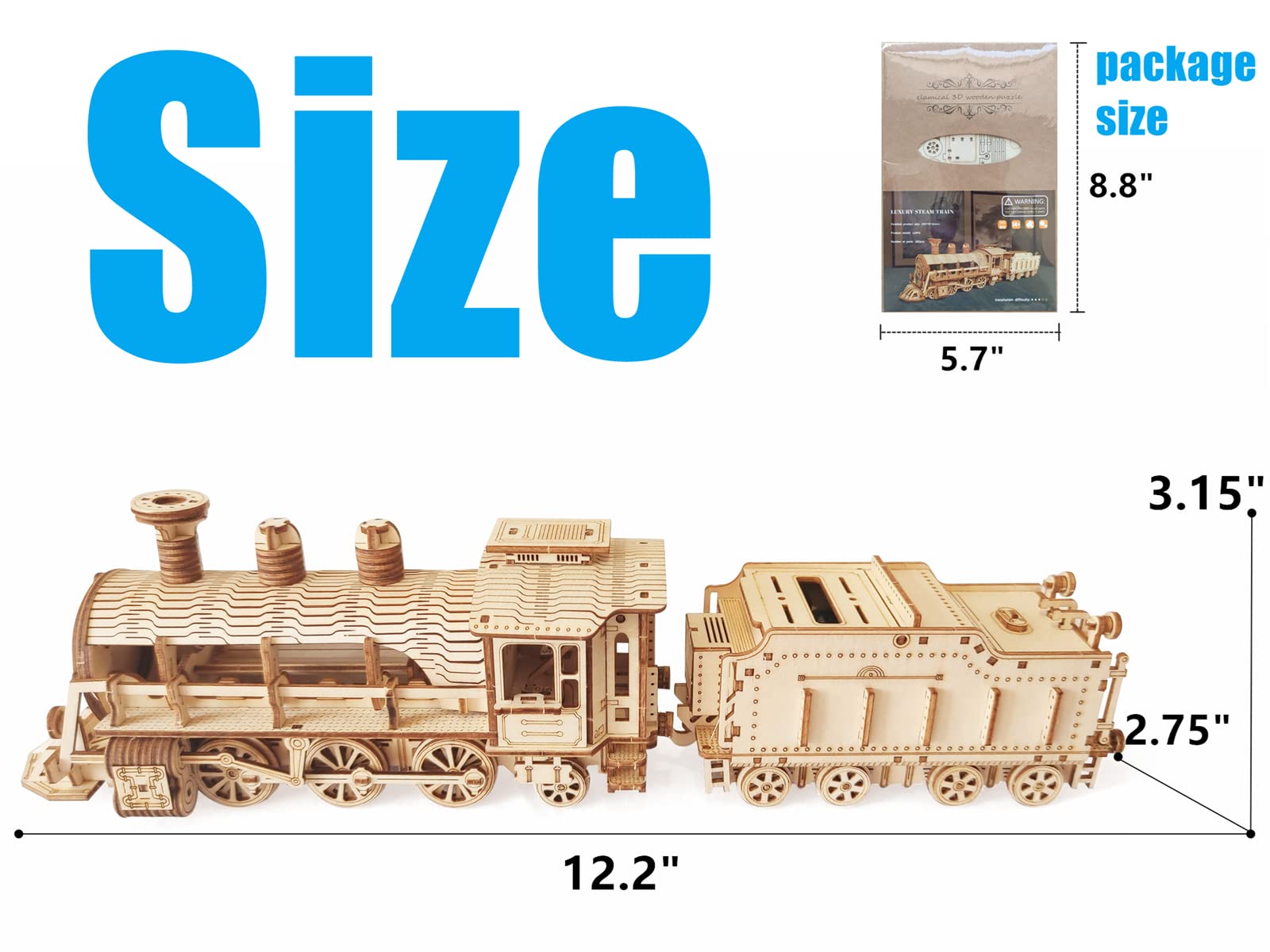 i-CHONY steam-train-instruction-manual clear steps to guide construction and learning