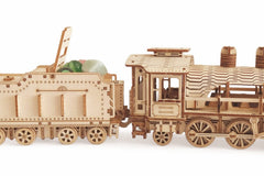 i-CHONY steam-train-laser-cut-pieces close-up highlighting precise parts for smooth fitting