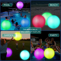 Icnice inflatable glow ball valve for quick setup and long use.