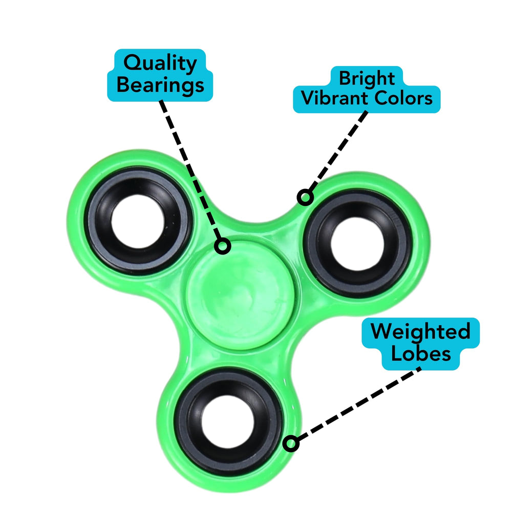 Iconikal fidget spinners with momentum weights provide engaging tactile feedback.
